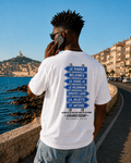 T-shirt Marseille « Unity » bleu et blanc