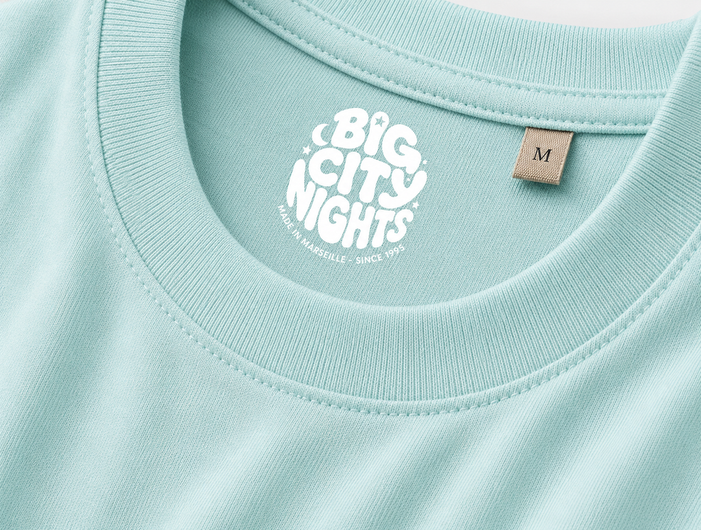 T-shirt numéroté « Summer » marseille Ocean Mint