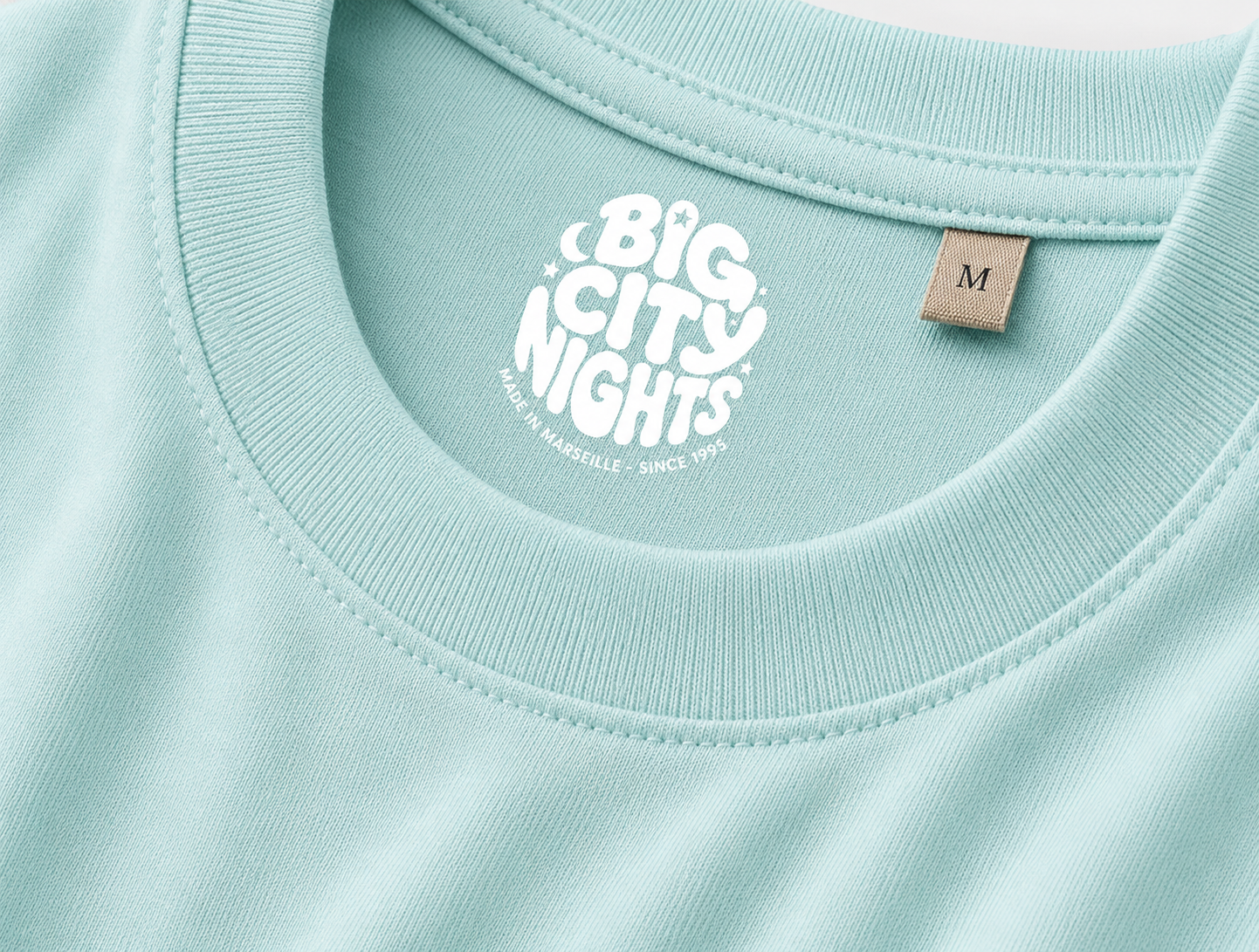 T-shirt numéroté « Summer » marseille Ocean Mint